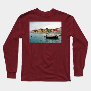 Sutivan, Harbour in Brac, Croatia Long Sleeve T-Shirt